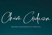 Chaim Gideon, a Handwritten Font by HaKi Studio (Thumbnail 1 of 5)