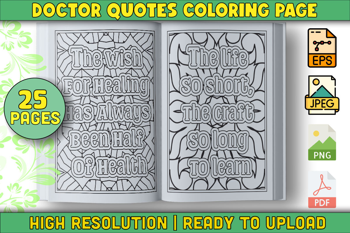 1000 Quotes Coloring Pages, an Object Graphic by protabsorkar11 (Photo 3 of 22)