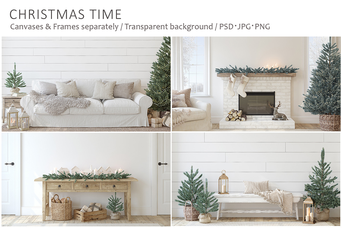 BIG BUNDLE Farmhouse Style, a Poster Template by MyHomeMockups (Photo 3 of 11)