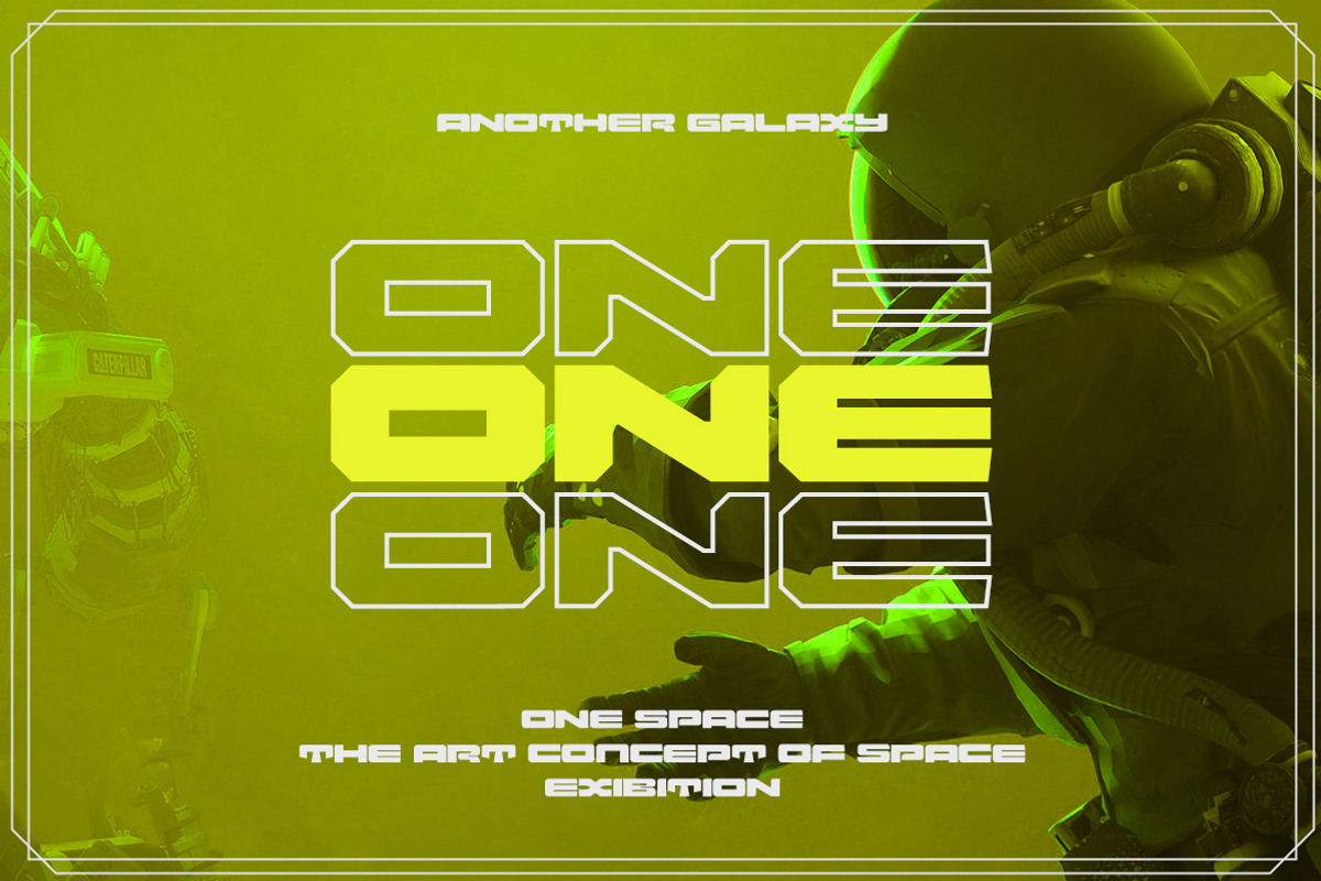 Orion Prime - Futuristic Font, a Font by Letterhend Studio (Photo 7 of 9)