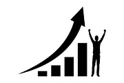 50 Business Growth Success Icons Bun, an Illustration by Designer_Momina (Thumbnail 49 of 51)