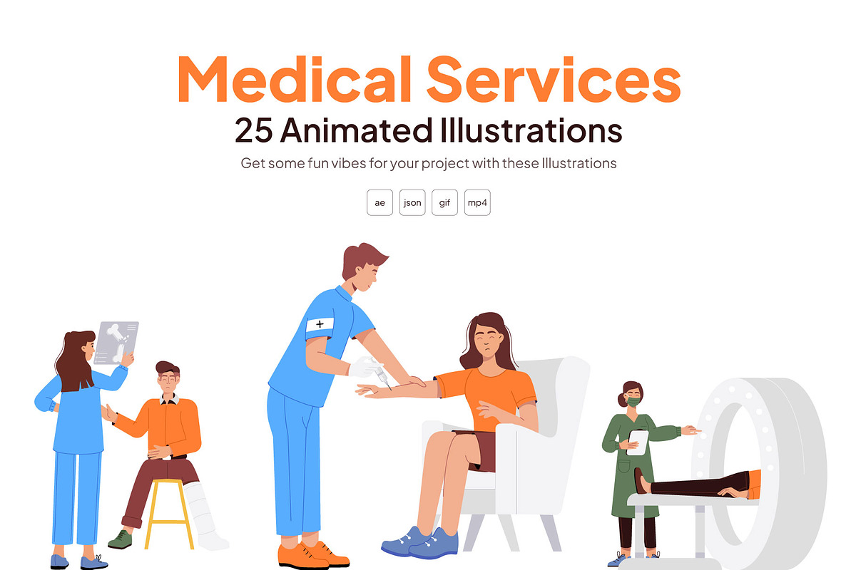 Medical Animated Illustrations, a Healthcare Illustration by Vectors Market (Photo 1 of 4)