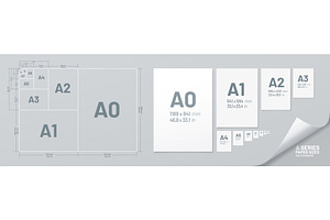 Office paper size, sheet standards