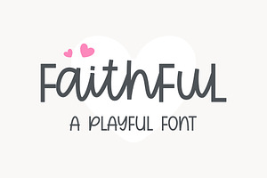 Faithful - A cute handwritten font