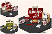 Restaurant Branding Mockup, a Packaging Mockup by Unerispace (Thumbnail 1 of 5)