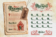 Basthor, a Blackletter Font by Burntilldead (Thumbnail 8 of 12)