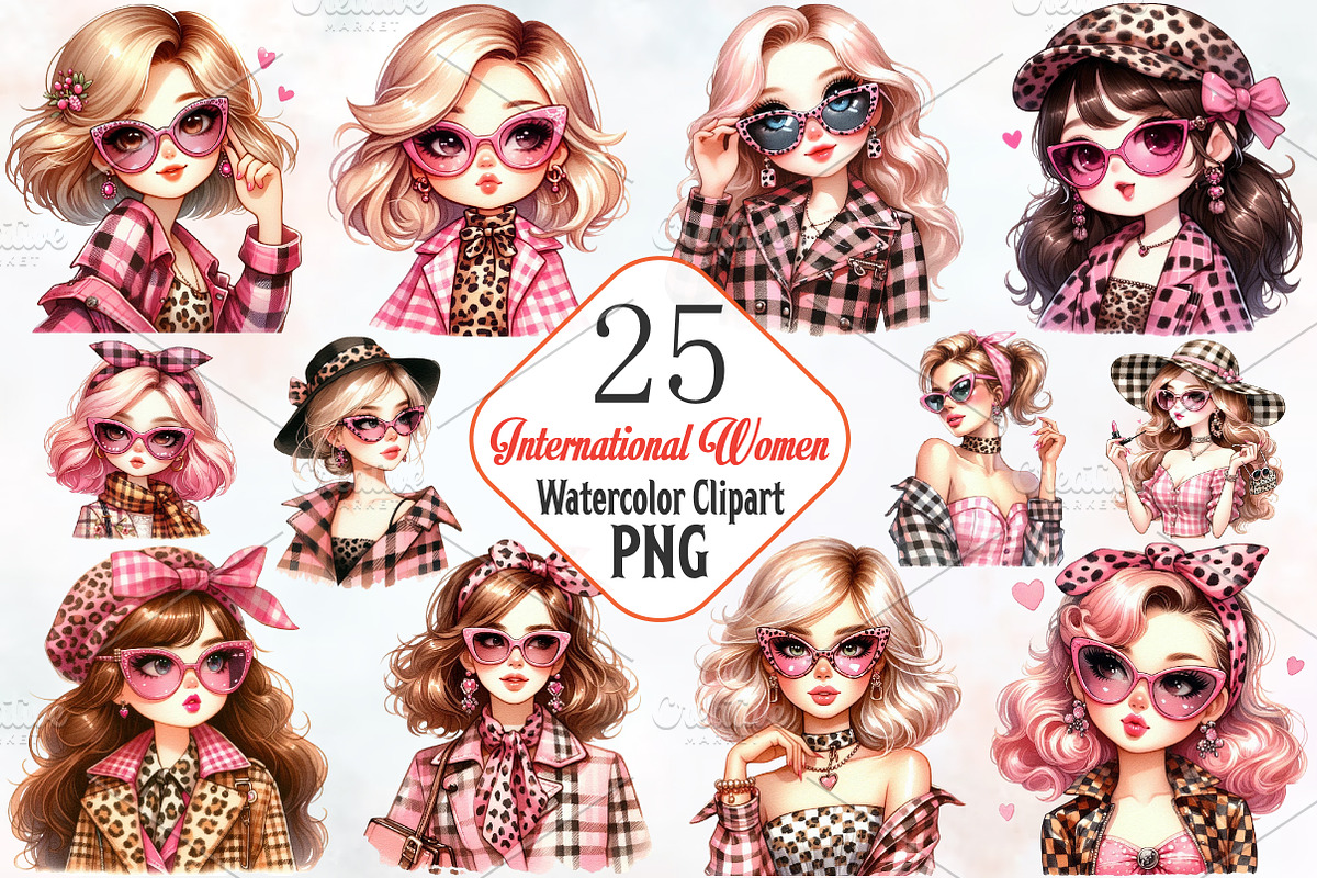 International Women's Day Clipart, an Illustration by RobertsArt (Photo 1 of 7)