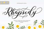 Rhapsody, a Script Font by Rotterlab Studio (Thumbnail 10 of 10)