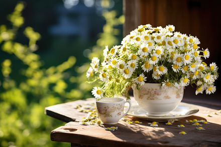 Beautiful bouquet of chamomile flowe, a Photo by Iftikhar Alam