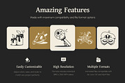 Animated Magic Doodle Set, an Outline Icon by Vectors Market (Thumbnail 2 of 4)