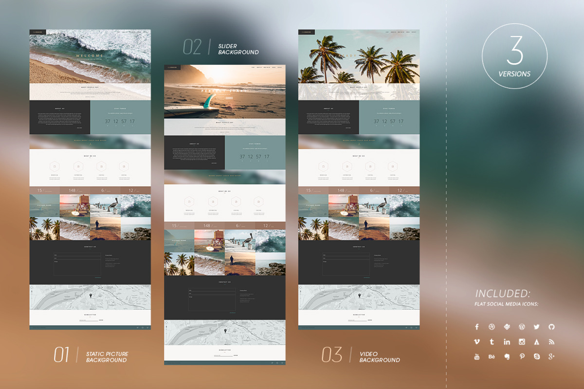 Seaside - One Page Template HTML, a Landing Page Template by CapitalTemplate2 (Photo 5 of 5)