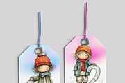 Birthday Cartoon Kid Character Clipa, an Illustration by one-touch (Thumbnail 2 of 6)