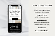 Classic Course Sales Page Template, a Websites & App Template by DeeBeeDesign (Thumbnail 7 of 10)