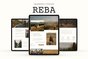 Squarespace Template Reba