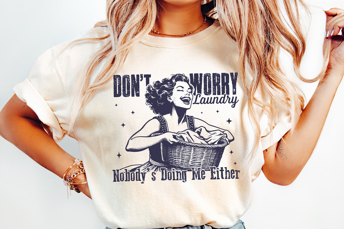Don't Worry Laundry PNG, Funny, an Illustration by SharpMarketplace (Photo 6 of 9)