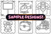 Bold and Easy Ring Bearer Coloring, a Decorative Illustration by Craftsbeefy (Thumbnail 2 of 4)