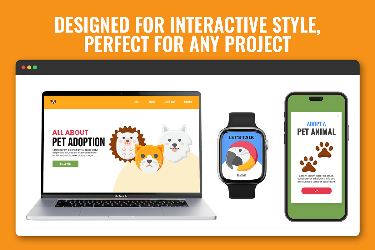Pet Essentials Icon Set, a Solid Icon by Flat Icons (Photo 5 of 7)
