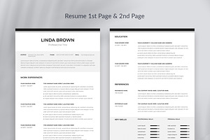 Executive Resume Template / CV