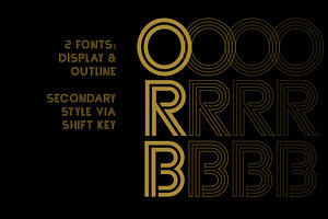 ORB Display 2 Fonts 2 Styles