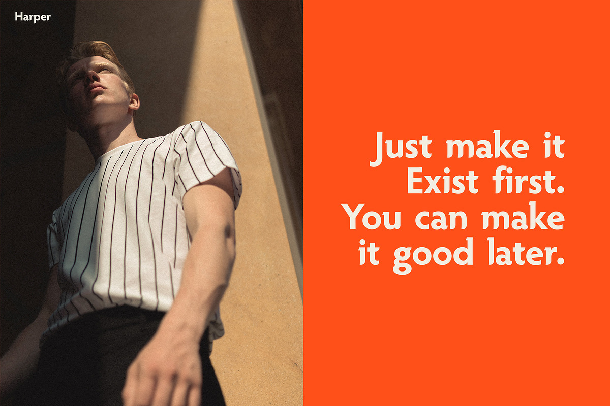Harper Sans Serif Font, a Sans Serif Font by Ryan Rivaldo Vierra (Photo 10 of 10)