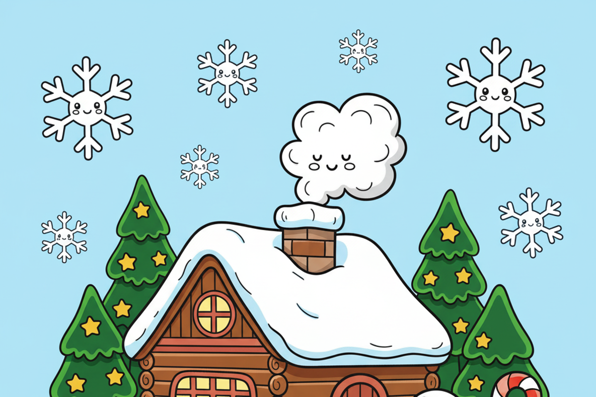 Christmas Fall Vibes Coloring Book, an Illustration by one-touch (Photo 15 of 15)
