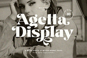 Agetta Display, a Serif Font by Dora Typefoundry (Thumbnail 1 of 17)