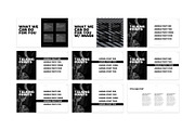 Striking B&W Pitch Deck Template, a Presentation Template by PresentationDesignStudio (Thumbnail 4 of 15)