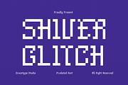 Shiver Glitch | Pixelated Font, a Sans Serif Font by gracetype_studio (Thumbnail 1 of 12)