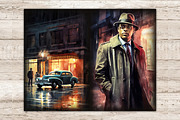 Noire Detective Junk Journal Kit, a Person Illustration by GlamArtZhanna (Thumbnail 3 of 9)