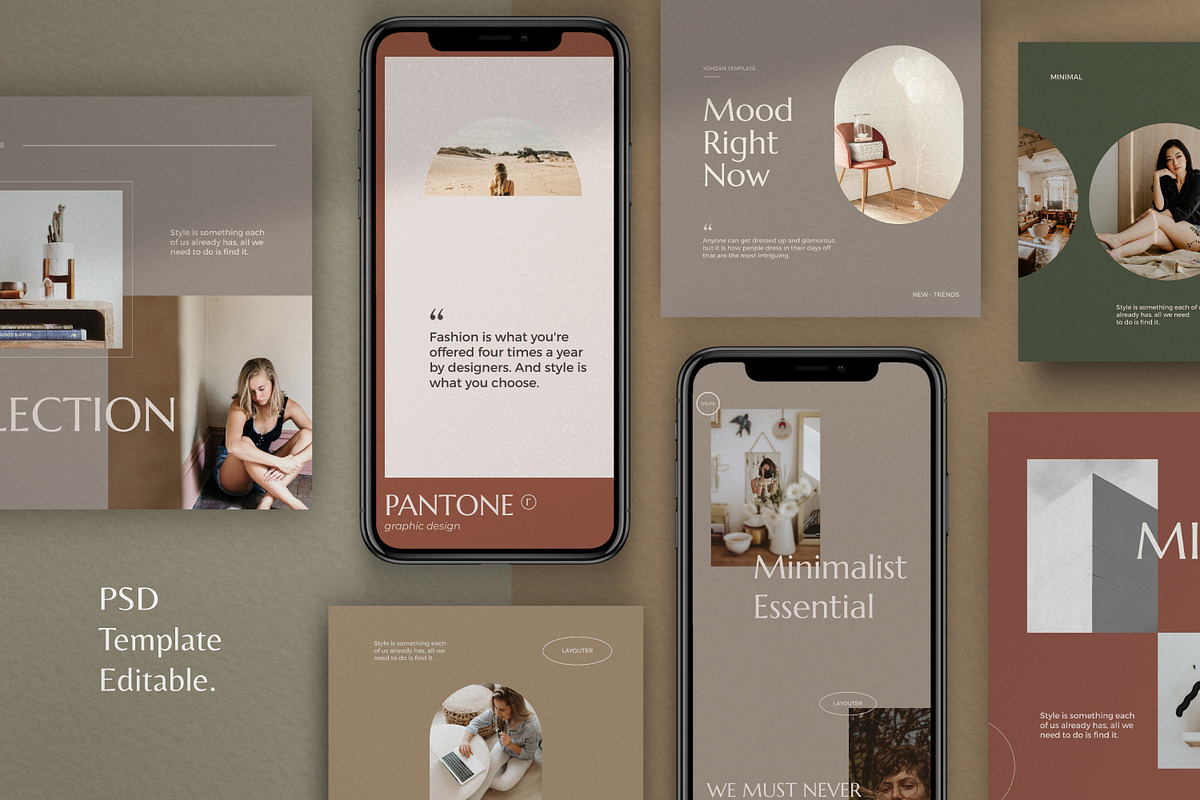 Yohzan Instagram Post & Story Brand, a Social Media Template by Dirtytemp Studio (Photo 2 of 10)
