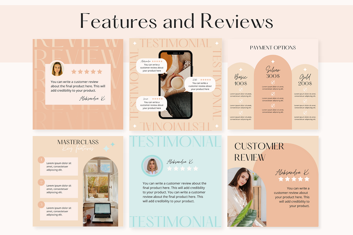 Instagram Creator Canva templates, a Social Media Template by DesignKora (Photo 14 of 19)