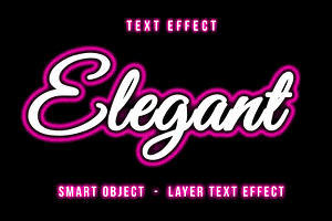 Elegant Text Effect Mockup, a Layer Style Add-On by CreativeShaper