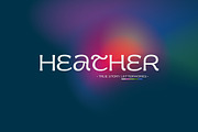 Heather, a Font by True Story Letterworks (Thumbnail 1 of 10)