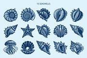 Underwater Vintage illustrations, an Object Illustration by Chaka_32 (Thumbnail 2 of 3)