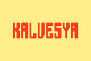 Kalvesya, a Sans Serif Font by 3ab2ou (Thumbnail 1 of 3)