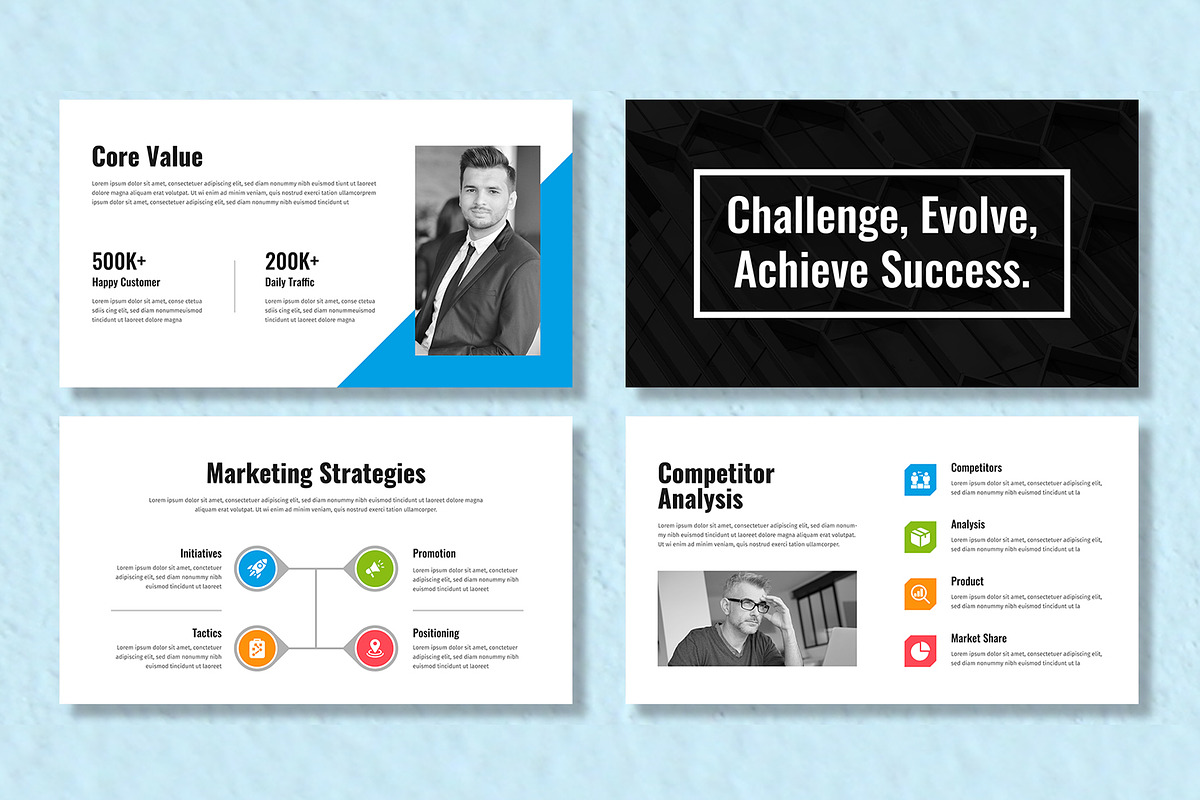 Business Presentation Template, a Presentation Template by Mighty-Slide (Photo 5 of 6)