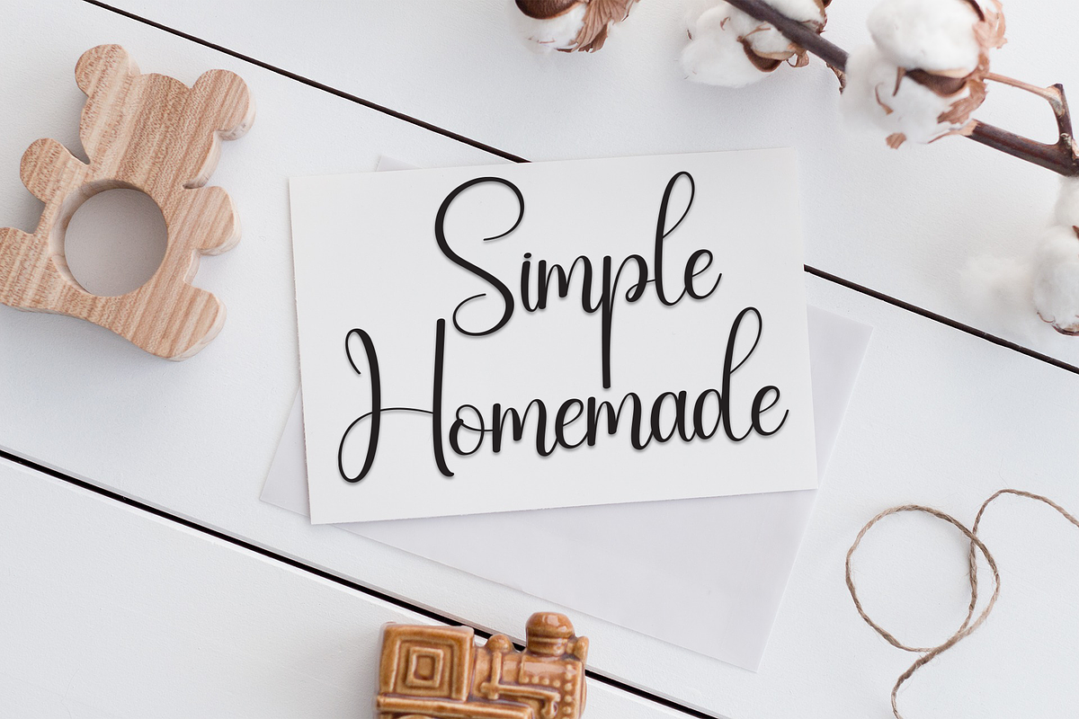 Butterfly | Script Font, a Handwritten Font by Scratchones (Photo 4 of 8)
