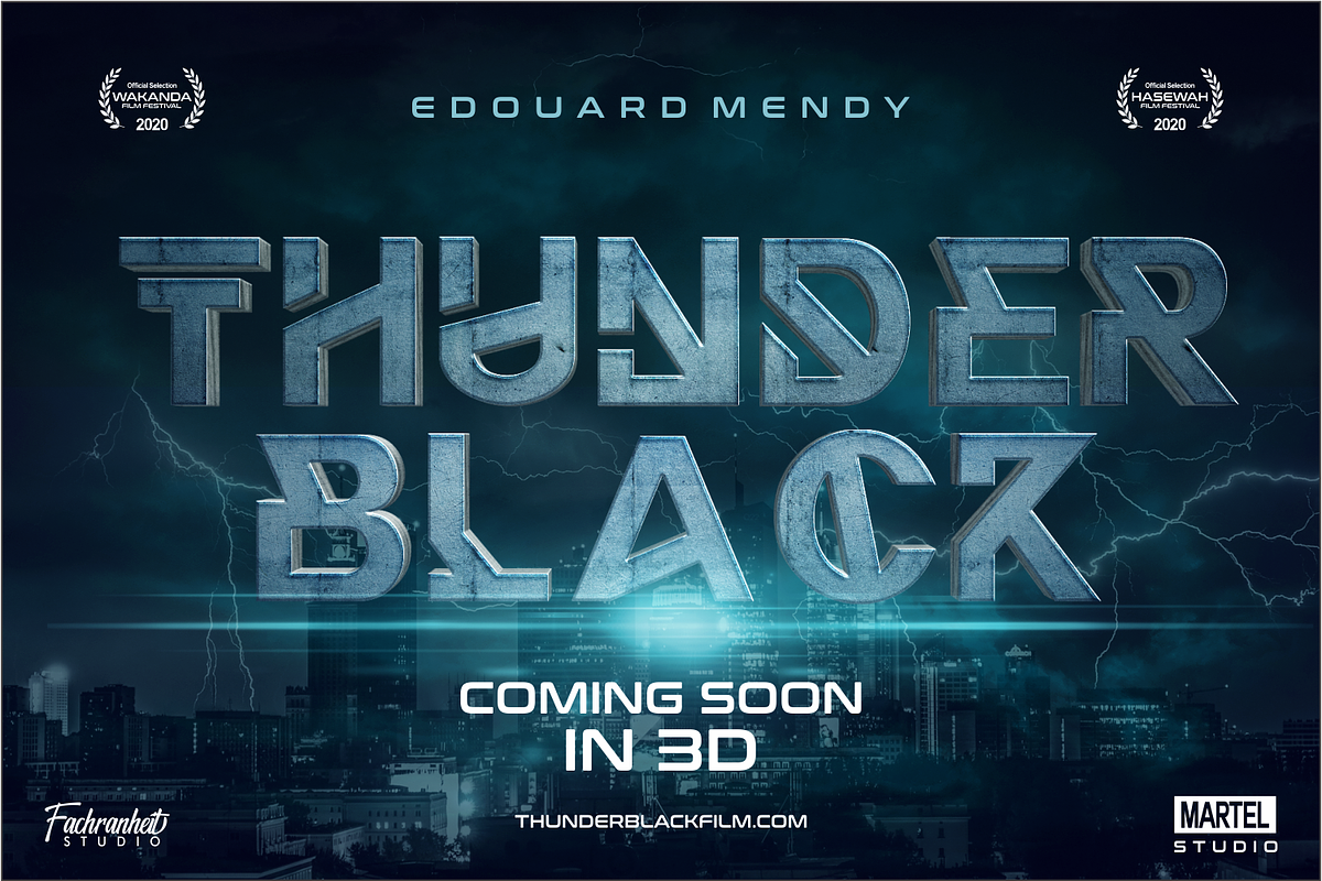 Thunder Black, a Font by Fachranheit Studio (Photo 3 of 9)