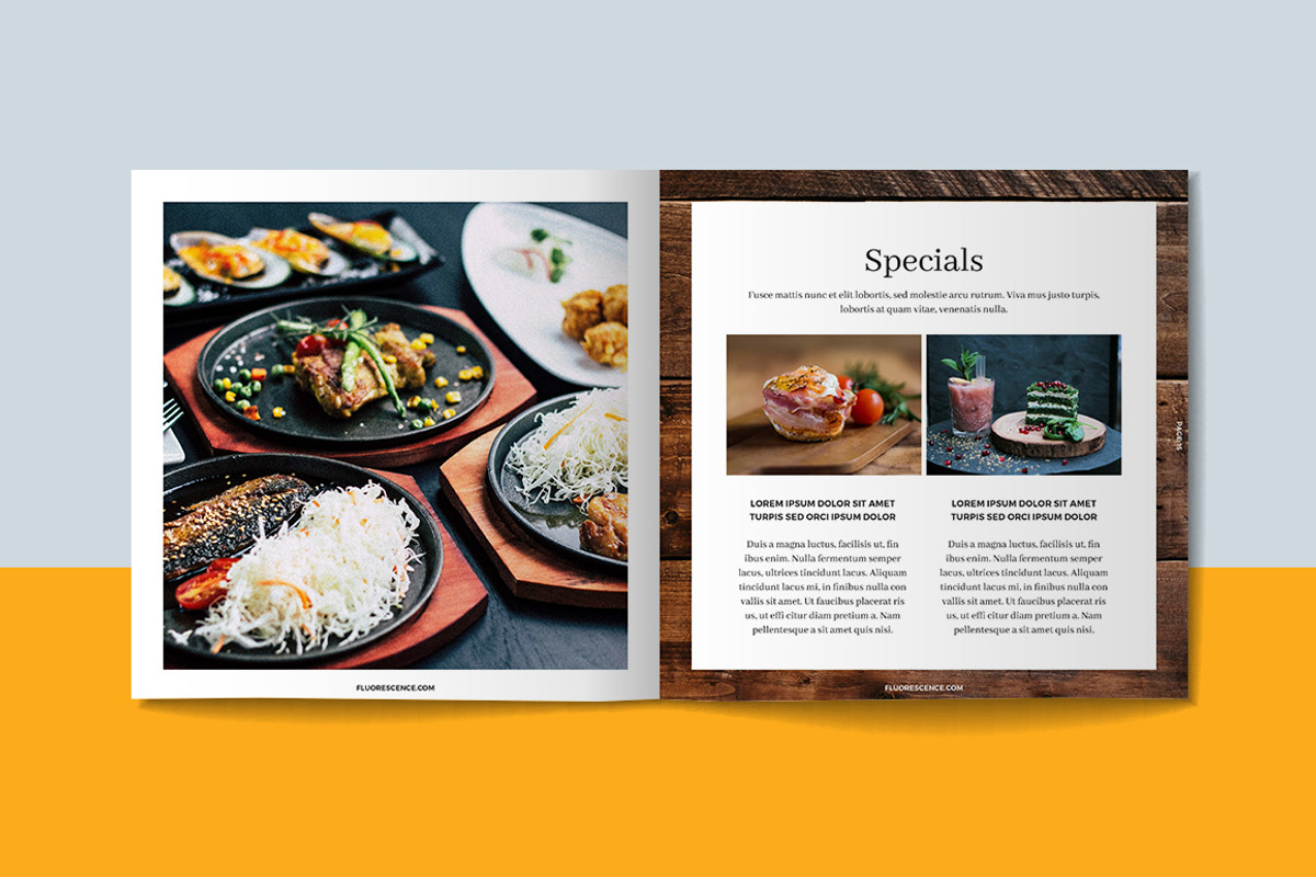Square Portfolio Brochure Template, a Brochure Template by RWstudio (Photo 6 of 8)