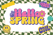 Magic Night is a stylish retro font, a Handwritten Font by Brown Cupple (Thumbnail 2 of 5)