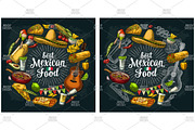 Mexican Food and poster, a Food Illustration by MoreVector (Thumbnail 4 of 7)