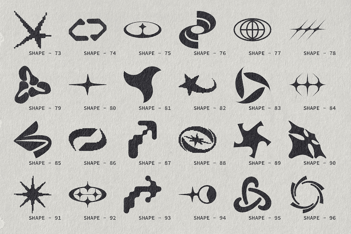 CyberForm Shapes Collection, a Graphic by Vanzyst (Photo 4 of 7)