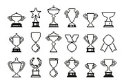 Medals and trophy black pixelated, an Object Graphic by LadadikArt (Thumbnail 1 of 3)