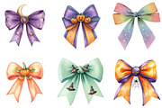 Halloween Coquette Bow Clipart Bundl, an Illustration by DreamArtGraphic (Thumbnail 2 of 5)