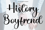 History Boyfrend, a Handwritten Font by InermediaSTUDIO (Thumbnail 1 of 9)