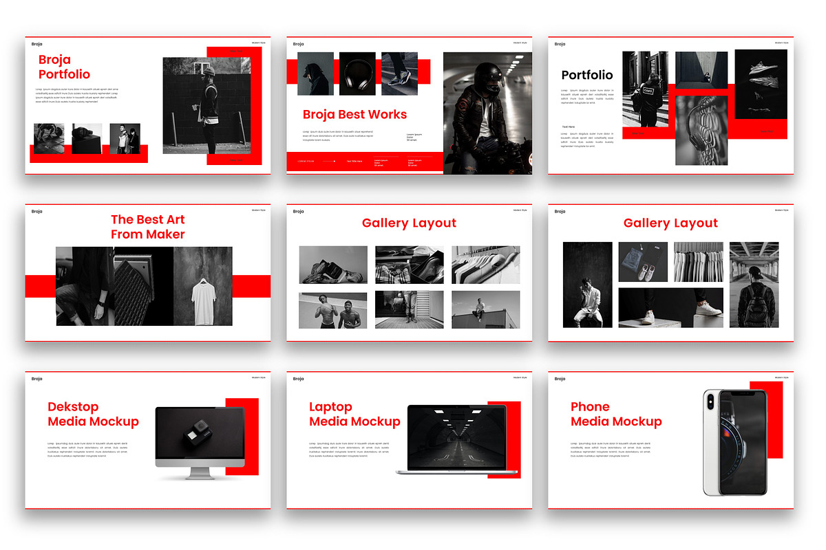 Broja – Business PowerPoint Template, a Presentation Template by kreatifreya (Photo 4 of 5)