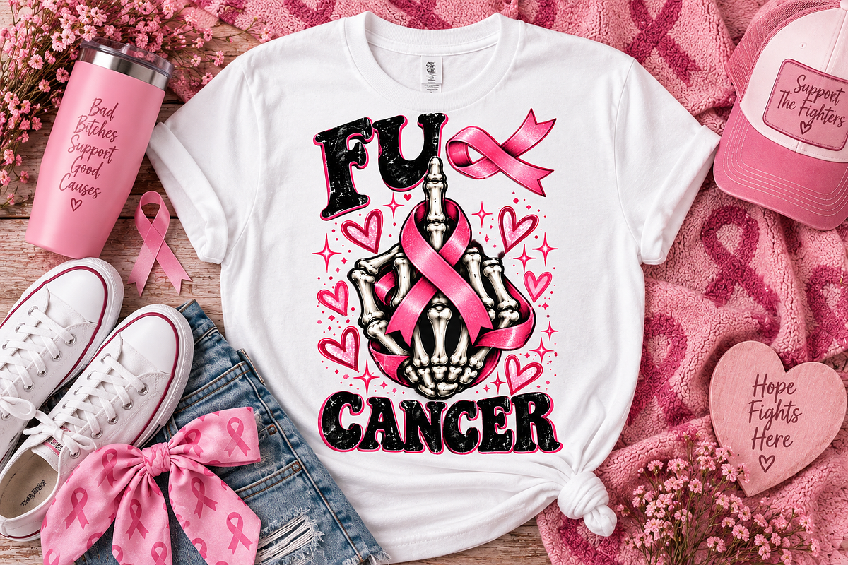 Fuck Cancer Sweatshirt, an Object Graphic by Daisy Design (Photo 1 of 3)