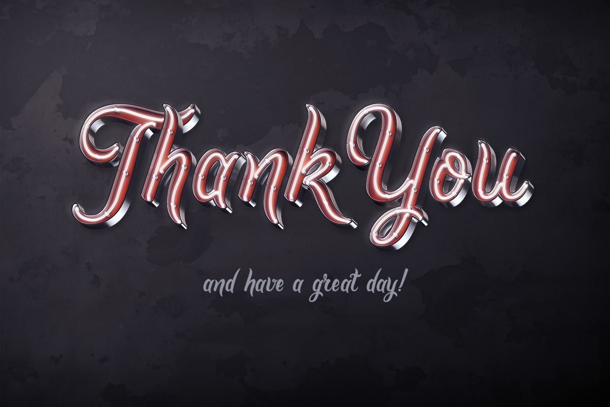 Bright calligraphy PSD Font preview 5