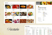 Recetario y planeador de comidas, an App Template by The Ephemera Mercadito (Thumbnail 2 of 3)