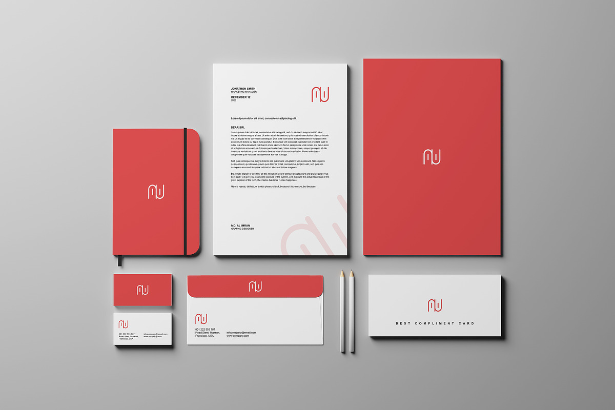 Stationary Mockups, a Packaging Mockup by alimran24 (Photo 3 of 12)